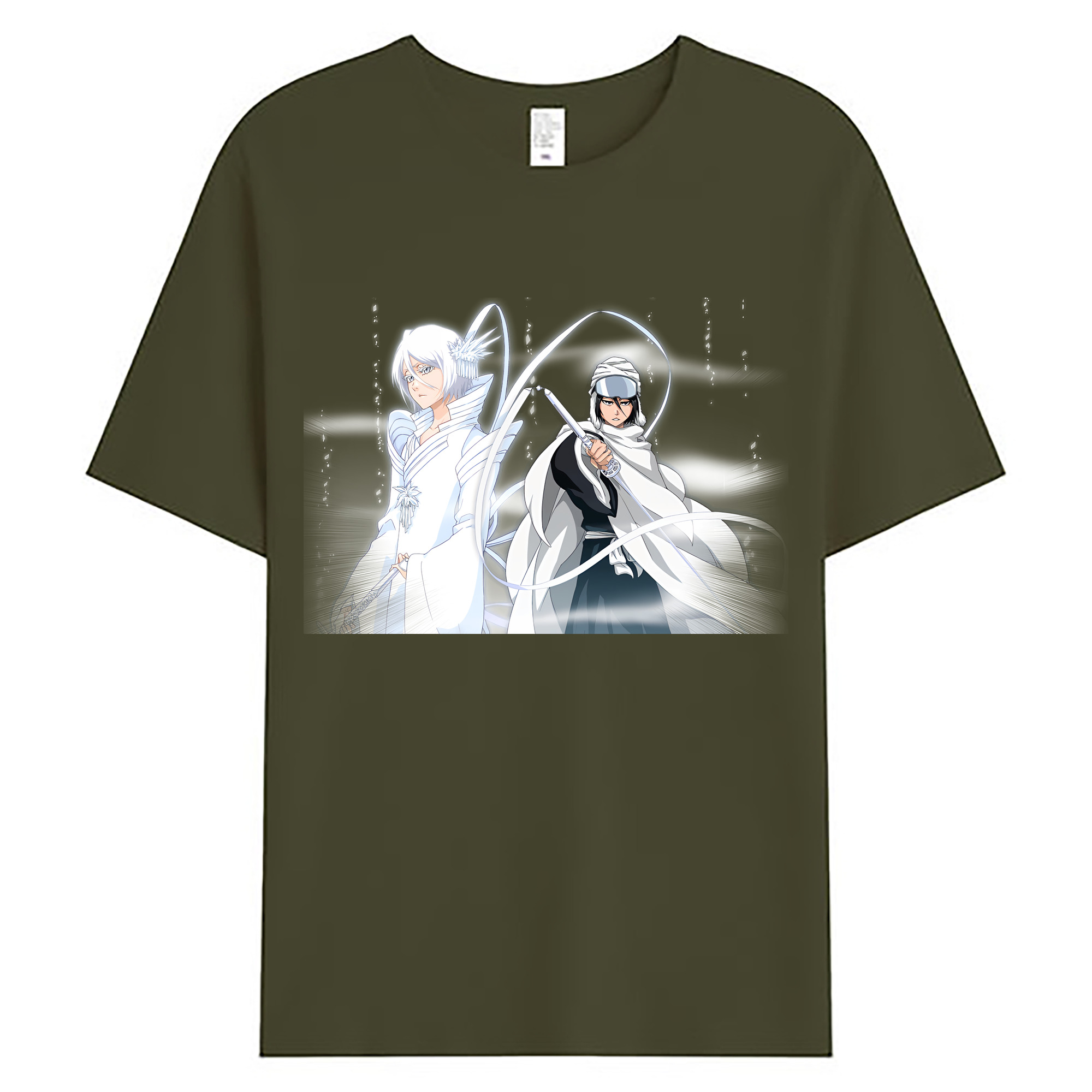（画像用） ブリーチ 朽木ルキア BLEACH Kuchiki Rukia 綿100％ メンズ半袖Tシャツ｜肌触りやわらか＆通気性